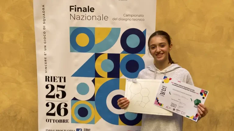 Ludovica Ederti, studentessa lunigianese alle finali del Campionato Nazionale di Disegno Tecnico - campionato di disegno tecnico, Istituto Comprensivo “Igino Cocchi”