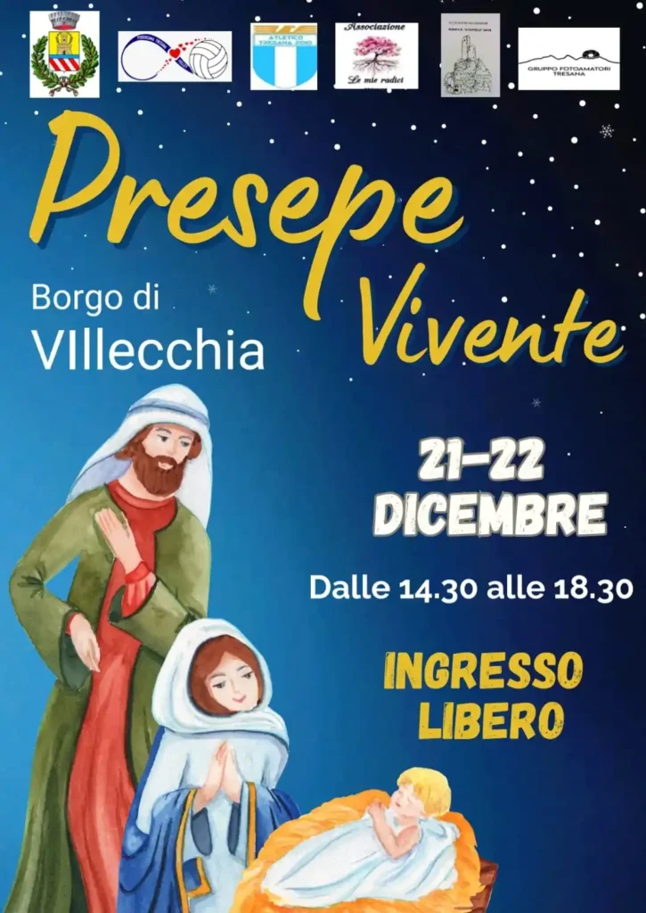 Il presepe vivente a Villecchia, un borgo lunigianese diventa Betlemme – Immagine dell'articolo Il presepe vivente a Villecchia, un borgo lunigianese diventa Betlemme - presepe vivente, villecchia