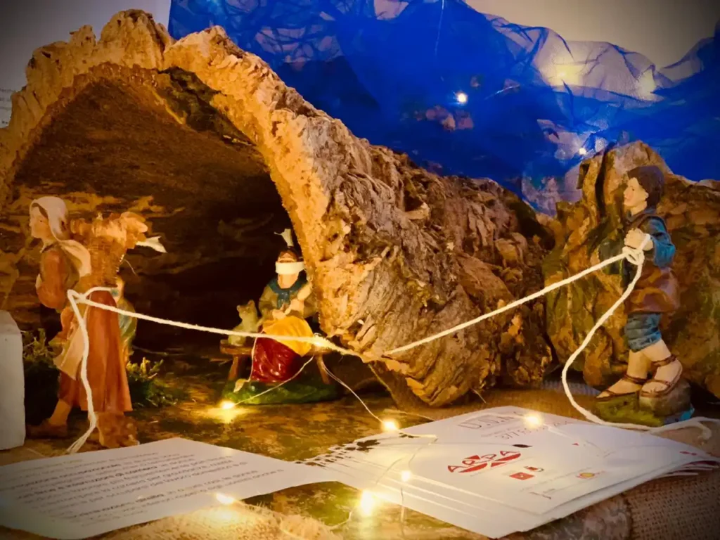 Un messaggio contro le disuguaglianze nel presepe allestito in Ostetricia del NOA  Un messaggio contro le disuguaglianze nel presepe allestito in Ostetricia del NOA  - noa, ospedale