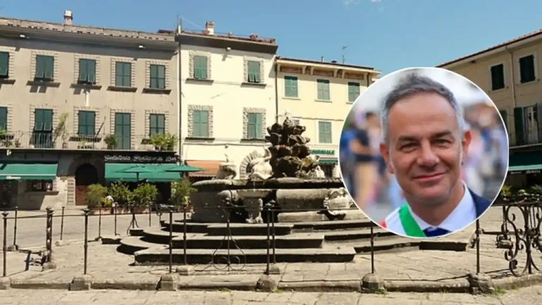 Fivizzano, il sindaco Giannetti e piazza Medicea