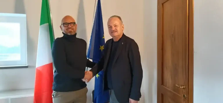 Sodini e il sindaco di Zeri