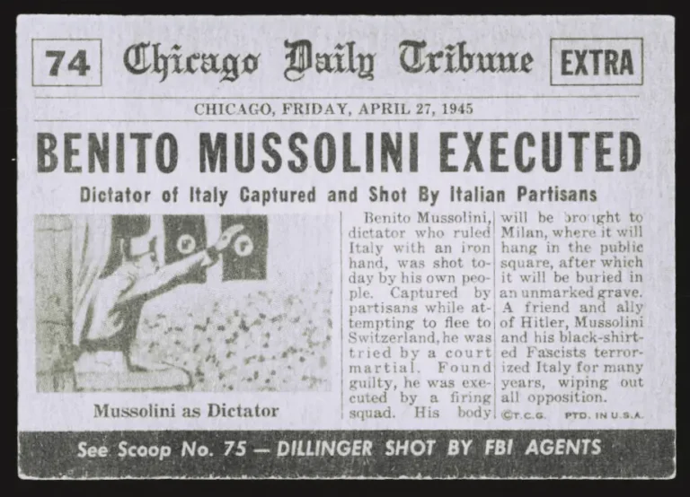 La fine che fanno i dittatori, 80 anni fa come oggi - 80 anni, fascismo