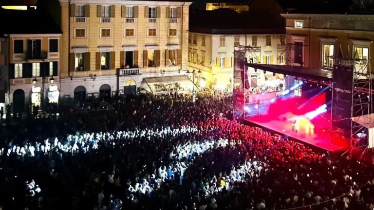 Moonland a Sarzana, vista dall'alto
