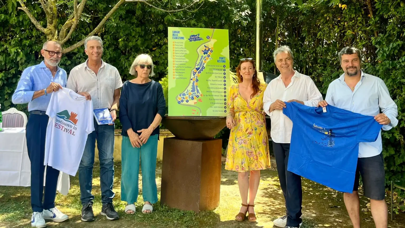 Giornata di presentazione a Fosdinovo per il festival estivo