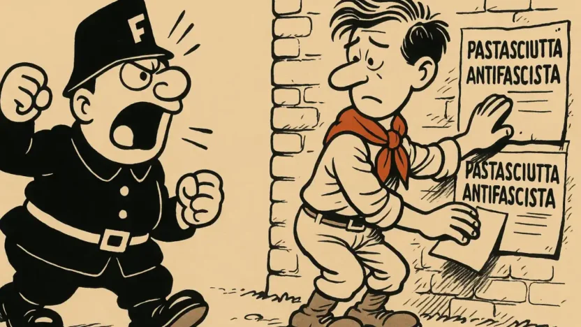 Pastasciutta antifascista e squadrismo digitale - anpi, barbarasco