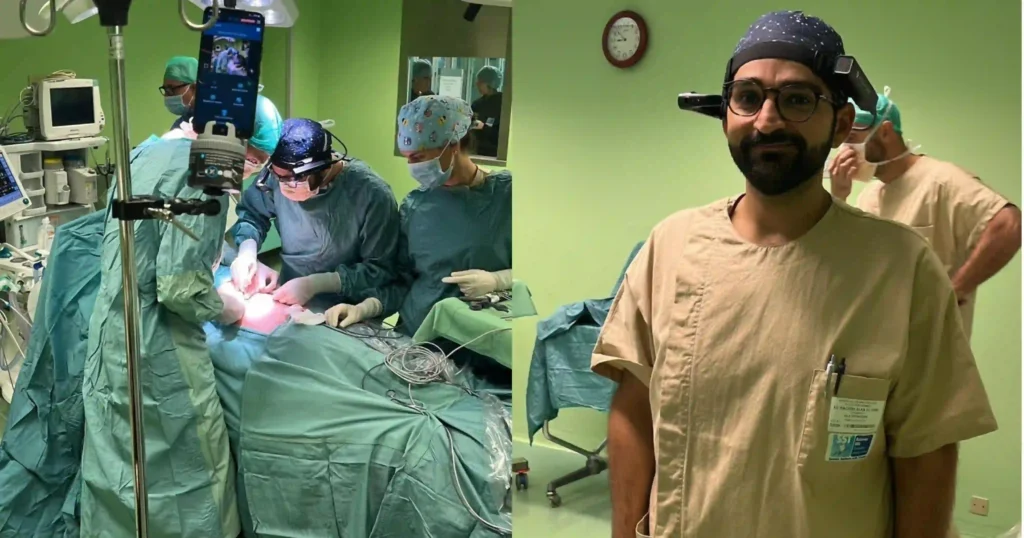 Primo intervento di riparazione di ernia inguinale con tecnica TEP e tutor a distanza all’ospedale di Pontremoli - ernia, intervento