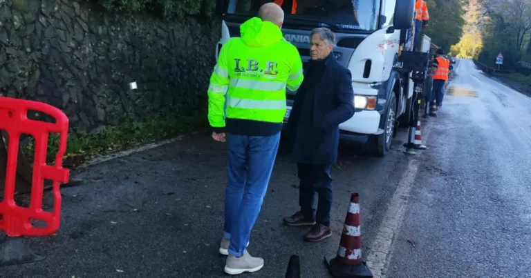 Emergenza maltempo ad Aulla, frana rientrata alle Lame, intervento a Pallerone - Lunigiana
