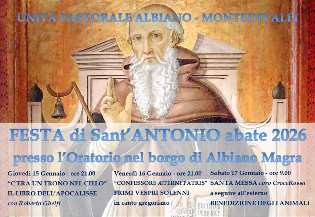 Ad Albiano Magra la festa di Sant'Antonio Abate con la benedizione degli animali – Immagine dell'articolo Ad Albiano Magra la festa di Sant'Antonio Abate con la benedizione degli animali - albiano, Aulla
