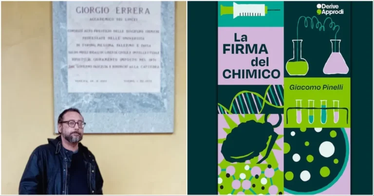 La firma del chimico, il nuovo romanzo di Giacomo Pinelli - deriveapprodi, firma del chimico