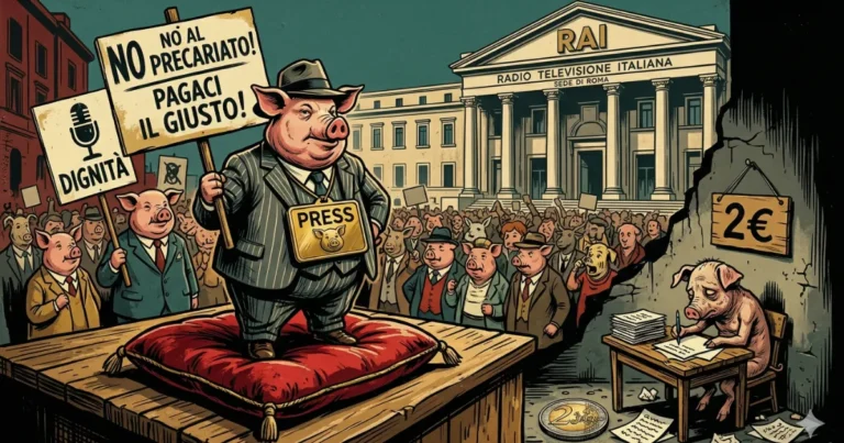 I giornalisti RAI scioperano, nel frattempo qualcuno scrive per 2 euro ad articolo - Editoriale