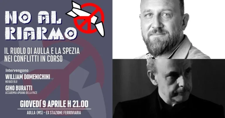 Aulla: meno armi e più cura della comunità - la spezia
