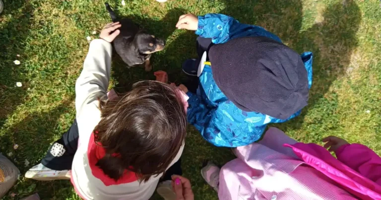 Giornata al canile per i bambini della scuola dell'infanzia di Mulazzo - bambini