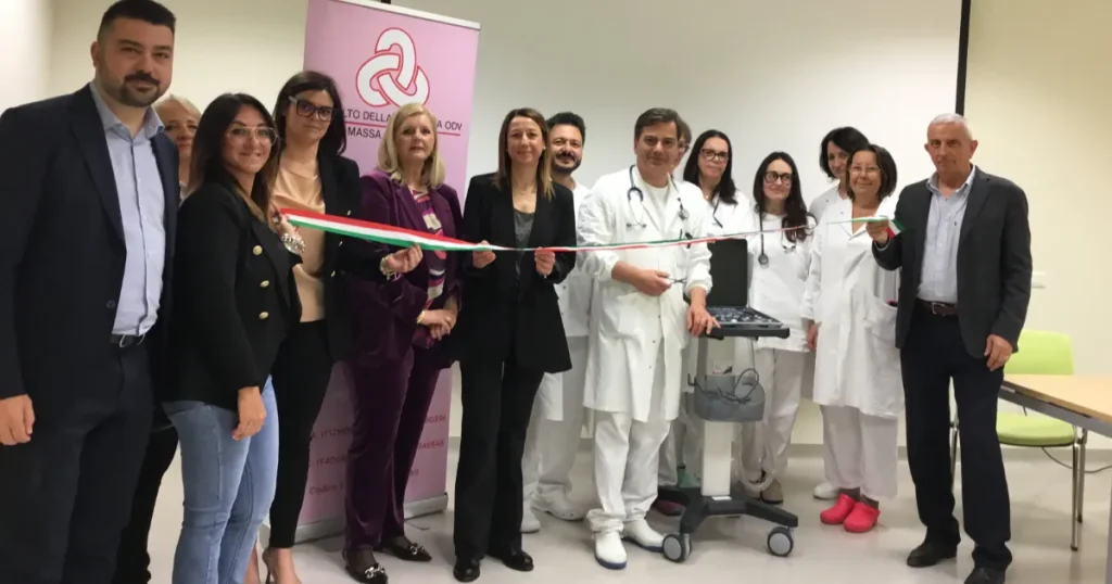 Inaugurazione ecografo portatile donato al reparto Medicina Interna dell'ospedale Apuane di Massa