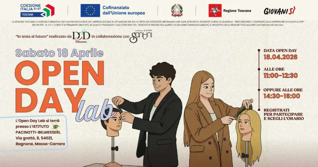 In Lunigiana un Open Day per la scuola gratuita che forma i parrucchieri del futuro - lunigiana, Open Day