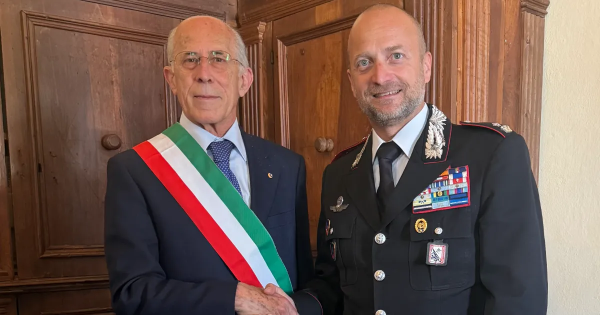 Il Sindaco di Pontremoli incontra il Comandante della Compagnia dei Carabinieri - carabinieri, comandante