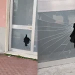 Danni vandalici all'Oratorio di Santa Margherita, Albiano Magra (vetro rotto e mattonelle divelte)
