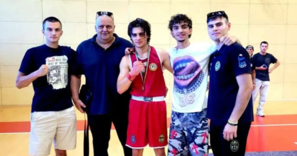 Pugili della Pugilistica Villafranchese sul ring del Palasport Luciano Buttini durante l'evento di domenica 14 giugno 2026