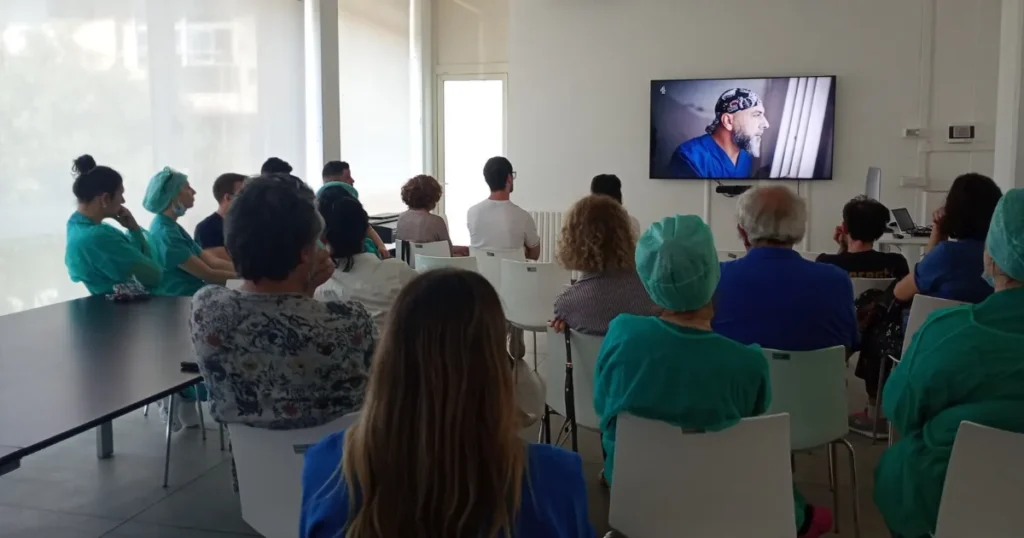 Eco della Lunigiana – Immagine dell'articolo personale dell'ospedale del cuore di Massa alla proiezione del film sui medici di Gaza