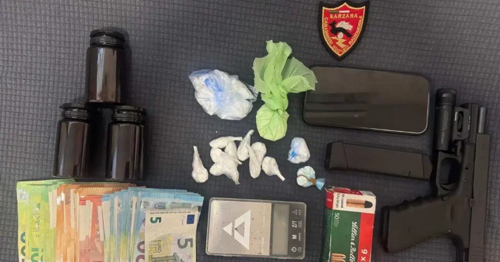 Arresto per droga e armi, nei guai un 29enne spezzino refurtiva sequestrata dai carabinieri