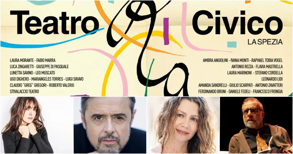 Stagione prosa 2026-27 Teatro Civico Spezia: cast e prezzi - civico, la spezia